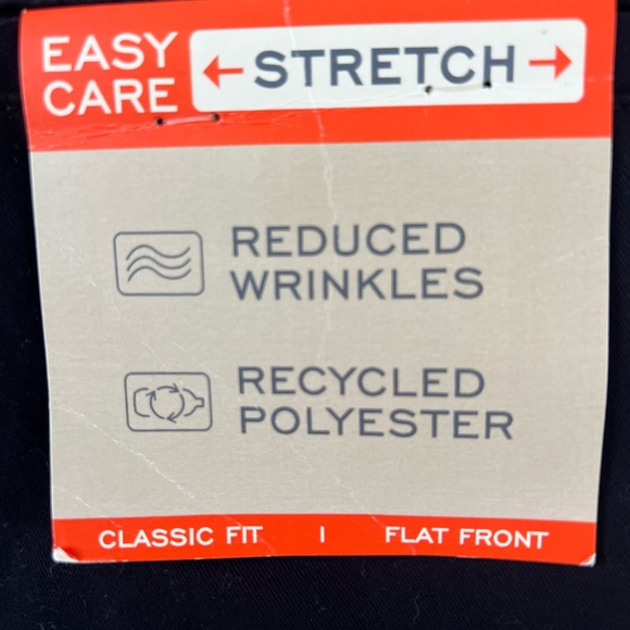 St John's Bay Men’s Black Dress Pants Flat Front Reduced Wrinkles Size 3… - Picture 4 of 9